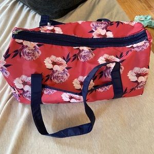 floral cosmetic bag